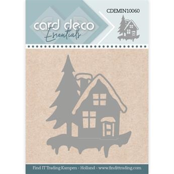 Card Deco dies mini Hus 4,2x5cm